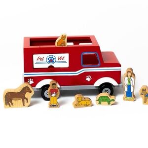Pet Vet Magnetic Truck Play Set Jack Rabbit Creations